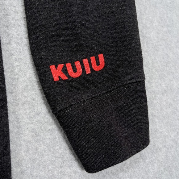 Kuiu Ultralight Hunting Hoodie Mens Medium M Charcoal Gray Pullover Drawstring - Picture 7 of 13